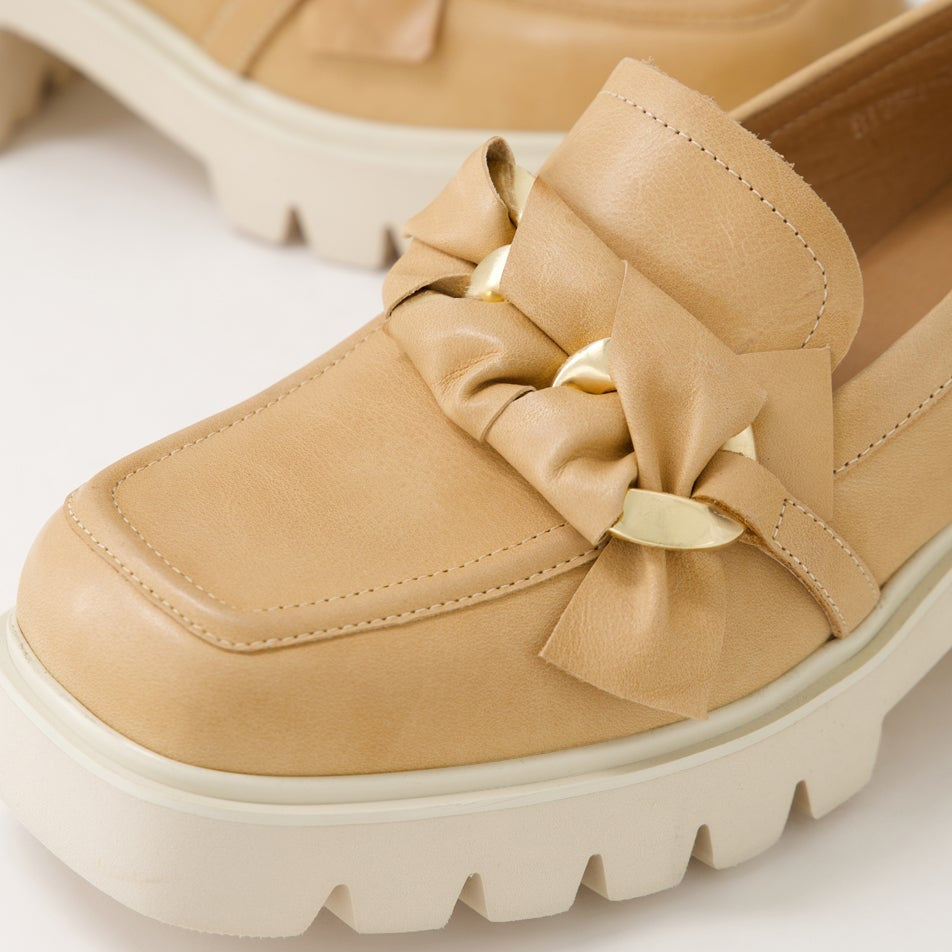 DJANGO & JULIETTE BIZMO CAPPUCCINO - Women Loafers - Collective Shoes 