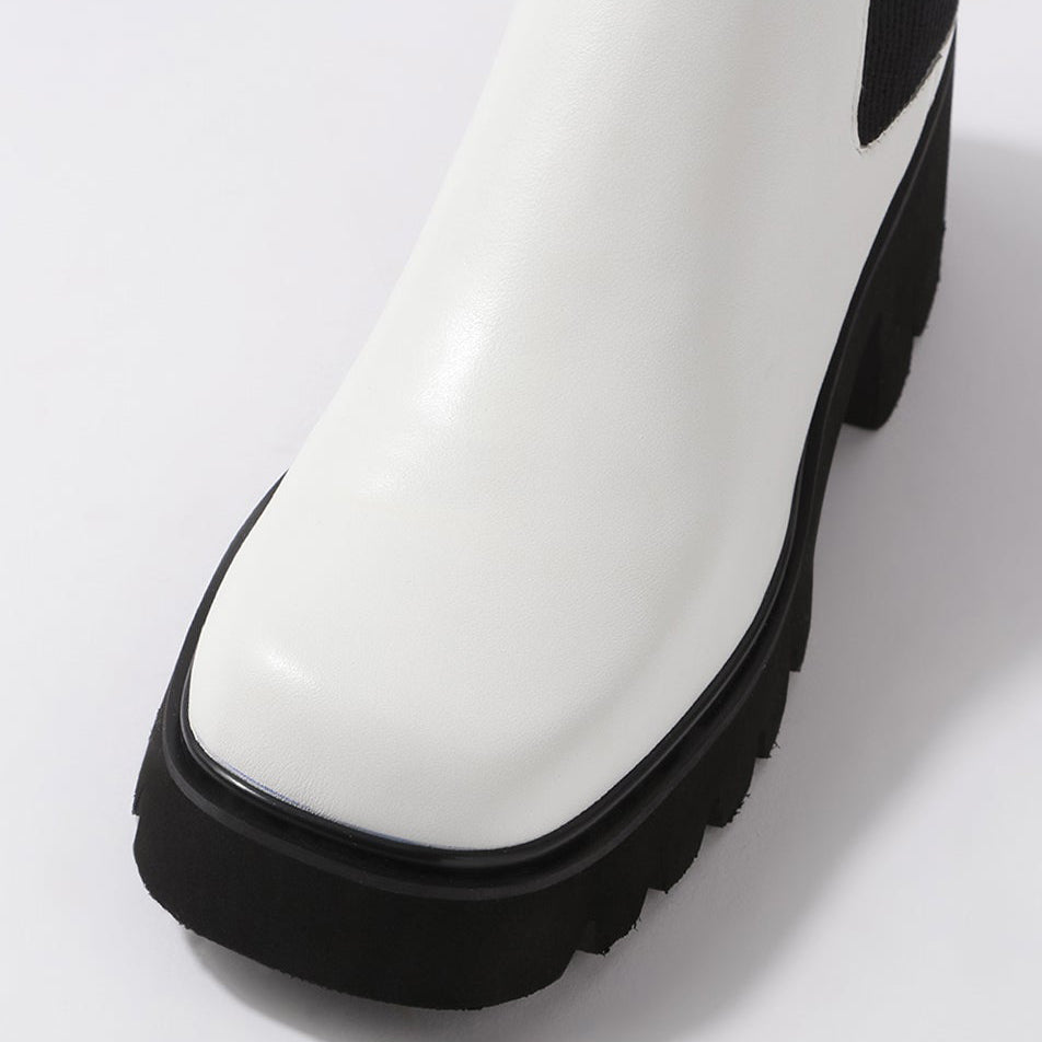 DJANGO & JULIETTE BARAKIOS WHITE - Women Boots - Collective Shoes 