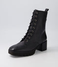 Load image into Gallery viewer, DJANGO & JULIETTE DOMMER BLACK - Women Boots - Collective Shoes 
