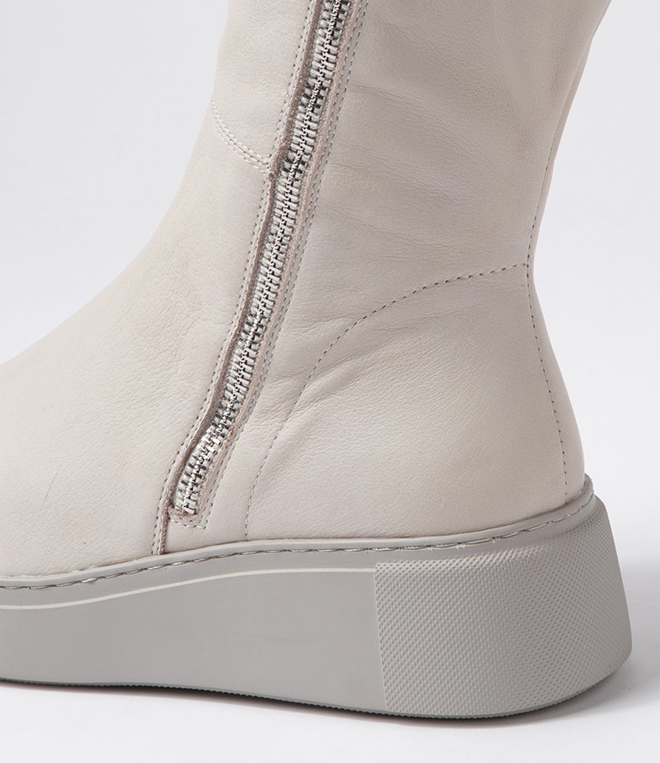 DJANGO & JULIETTE YOGUE IVORY - Women High Boots - Collective Shoes 