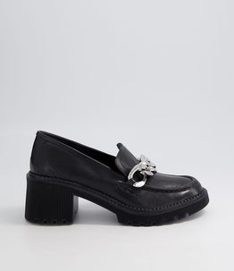 DJANGO & JULIETTE ZUSK BLACK - Women Loafers - Collective Shoes 
