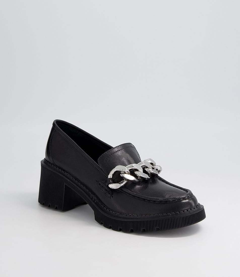 DJANGO & JULIETTE ZUSK BLACK - Women Loafers - Collective Shoes 