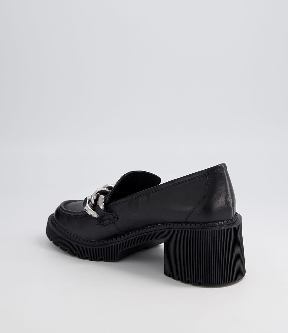 DJANGO & JULIETTE ZUSK BLACK - Women Loafers - Collective Shoes 