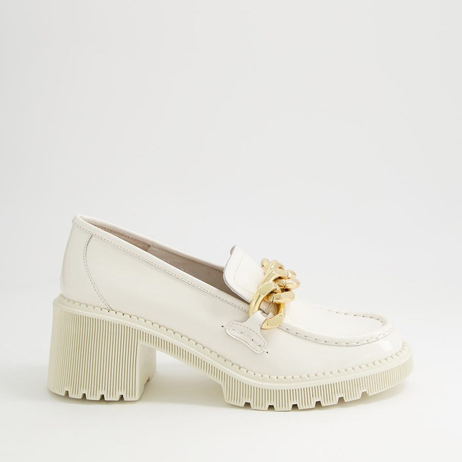 DJANGO & JULIETTE ZUSK IVORY - Women Loafers - Collective Shoes 
