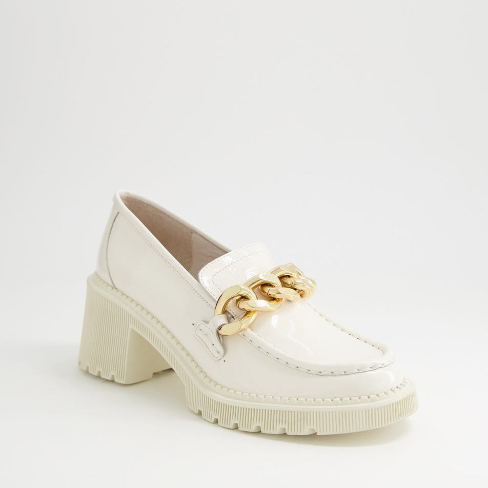 DJANGO & JULIETTE ZUSK IVORY - Women Loafers - Collective Shoes 