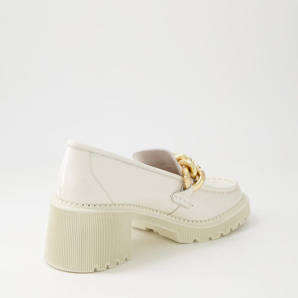 DJANGO & JULIETTE ZUSK IVORY - Women Loafers - Collective Shoes 