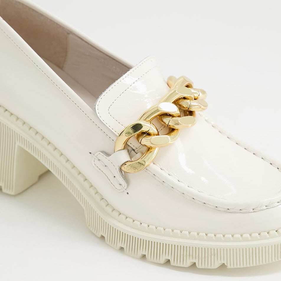 DJANGO & JULIETTE ZUSK IVORY - Women Loafers - Collective Shoes 