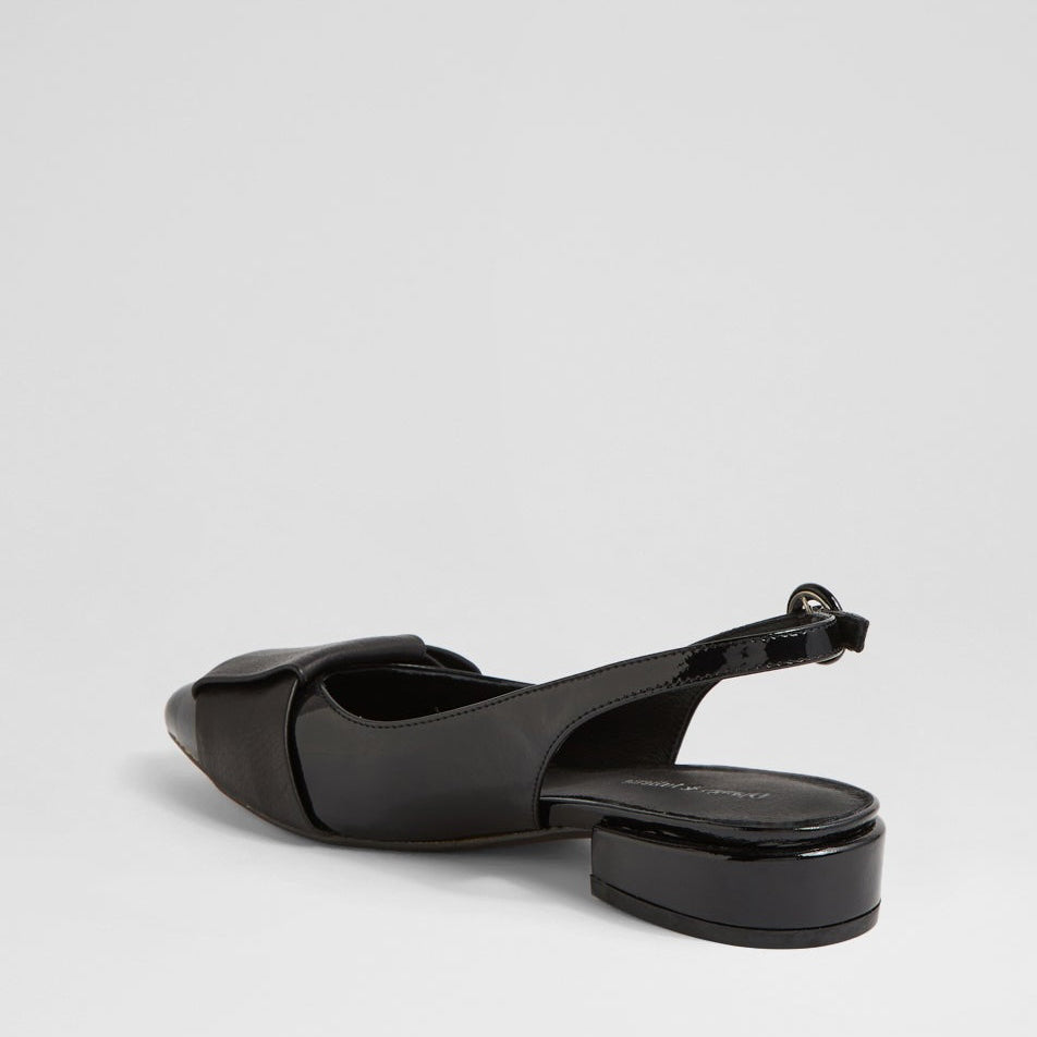 DJANGO & JULIETTE EVENNING BLACK PATENT - Women Sandals - Collective Shoes 