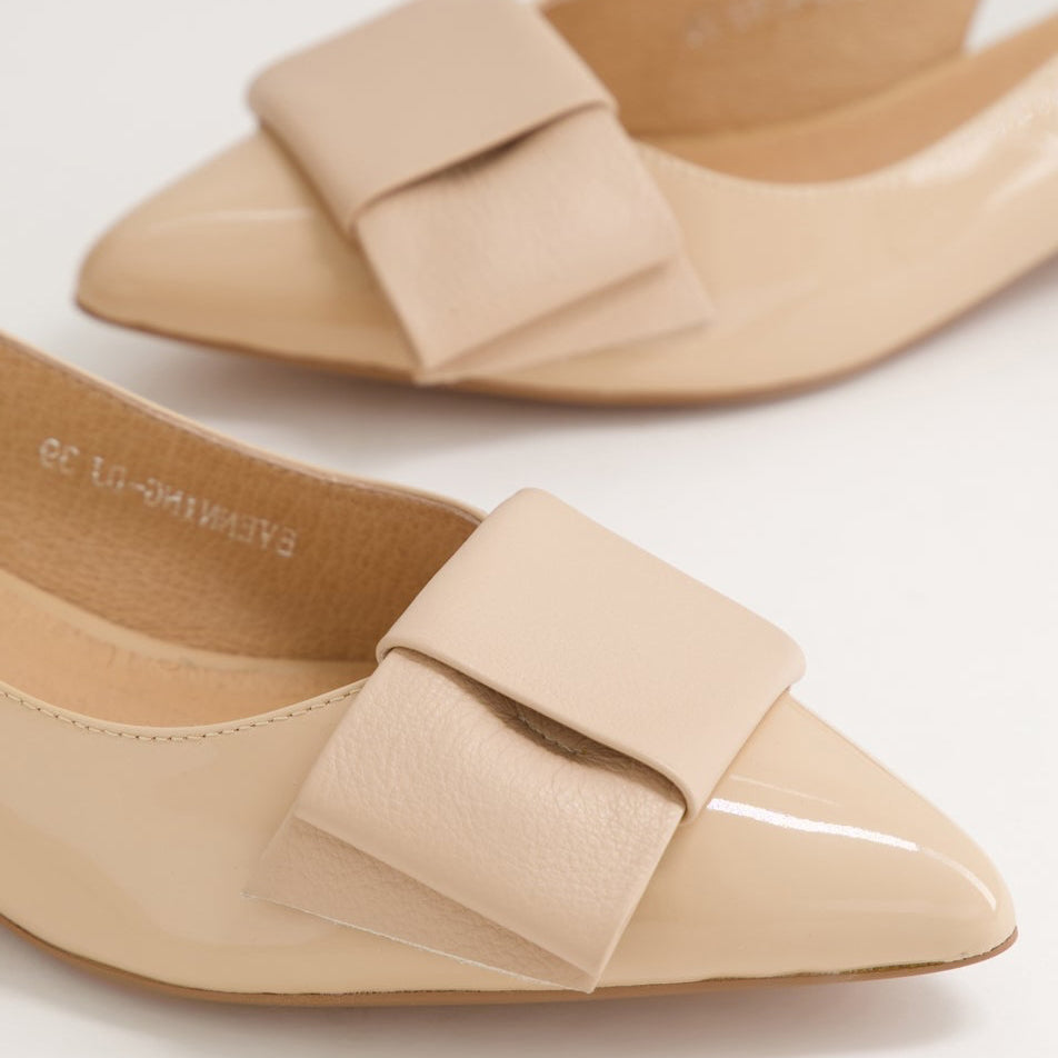 DJANGO & JULIETTE EVENNING NUDE PATENT - Women Sandals - Collective Shoes 