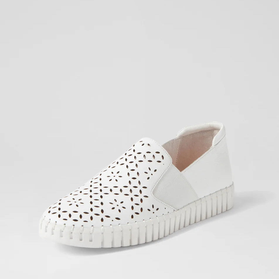 DJANGO & JULIETTE HAREL WHITE - Women Sneakers - Collective Shoes 