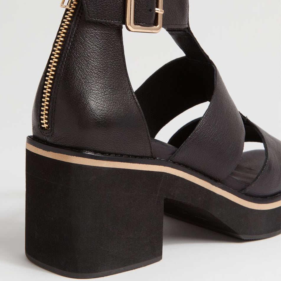 DJANGO & JULIETTE JASTY BLACK - Women Sandals - Collective Shoes 