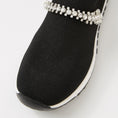 Load image into Gallery viewer, DJANGO & JULIETTE JOLO BLACK SILVER - Women Sneakers - Collective Shoes 
