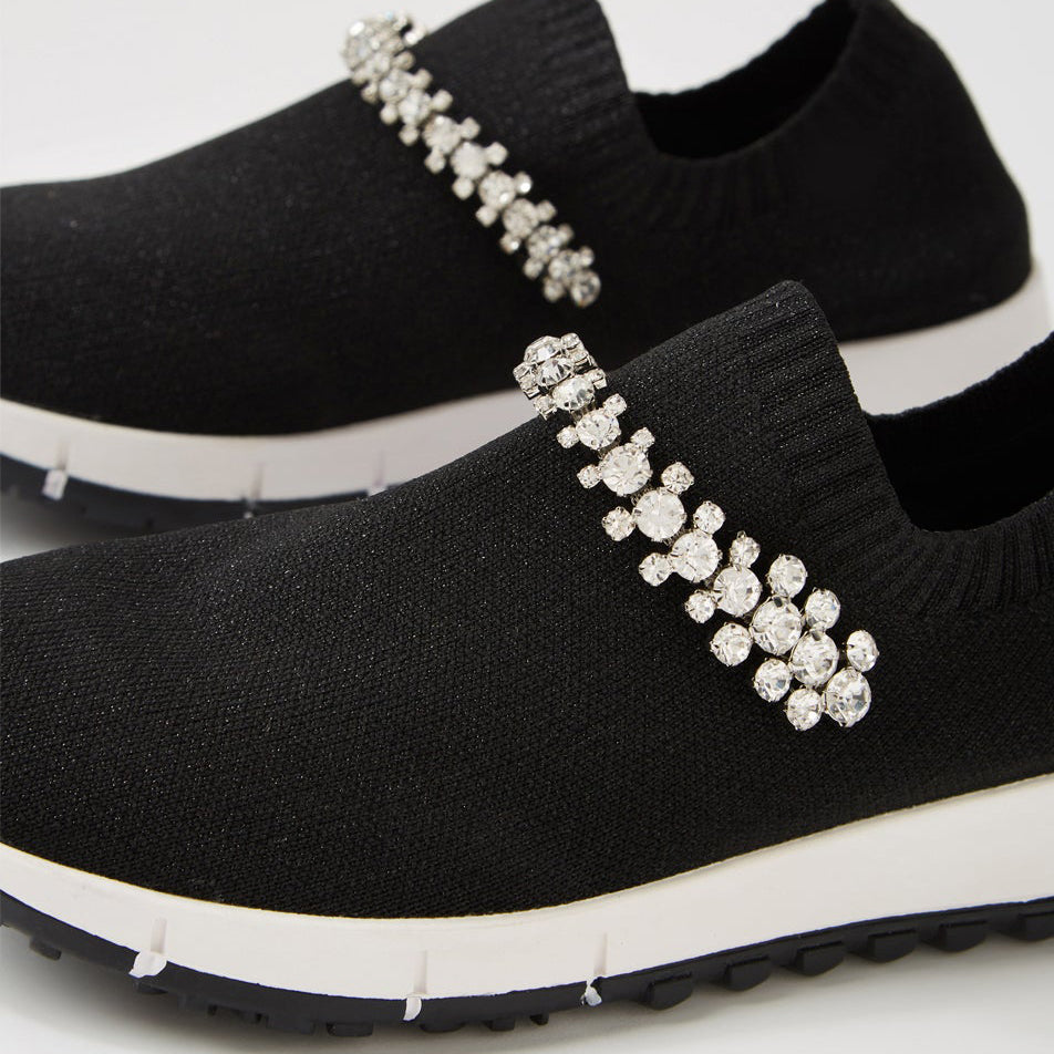 DJANGO & JULIETTE JOLO BLACK SILVER - Women Sneakers - Collective Shoes 