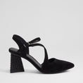 Load image into Gallery viewer, DJANGO & JULIETTE LAHTI BLACK SUEDE - Women Heels - Collective Shoes 
