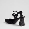 Load image into Gallery viewer, DJANGO & JULIETTE LAHTI BLACK SUEDE - Women Heels - Collective Shoes 
