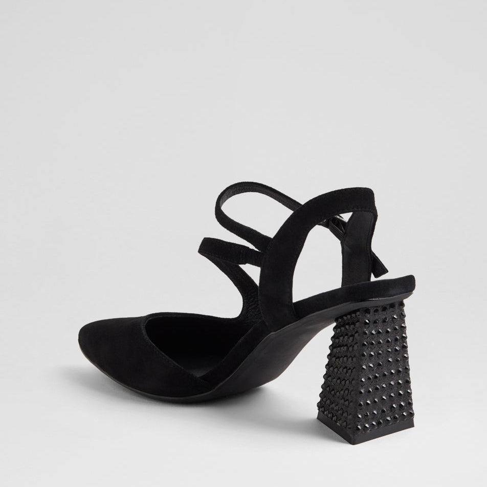 DJANGO & JULIETTE LAHTI BLACK SUEDE - Women Heels - Collective Shoes 