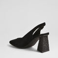 Load image into Gallery viewer, DJANGO & JULIETTE LESNOY BLACK SUEDE - Women Heels - Collective Shoes 
