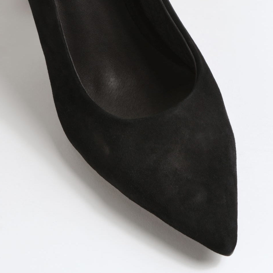 DJANGO & JULIETTE LESNOY BLACK SUEDE - Women Heels - Collective Shoes 