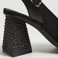 Load image into Gallery viewer, DJANGO & JULIETTE LESNOY BLACK SUEDE - Women Heels - Collective Shoes 
