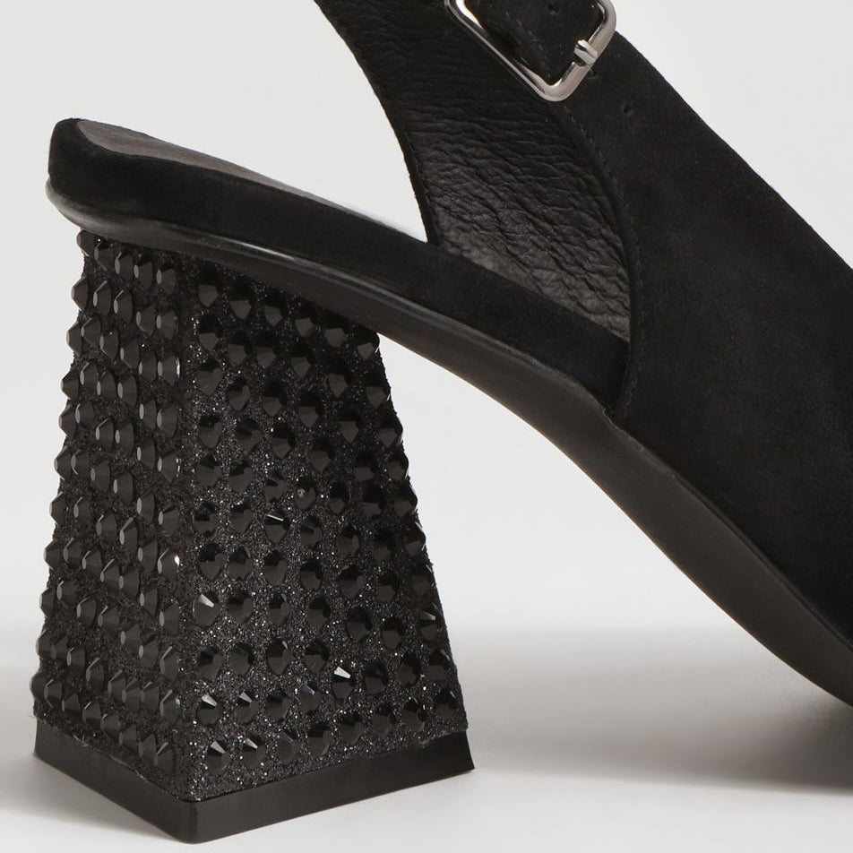 DJANGO & JULIETTE LESNOY BLACK SUEDE - Women Heels - Collective Shoes 