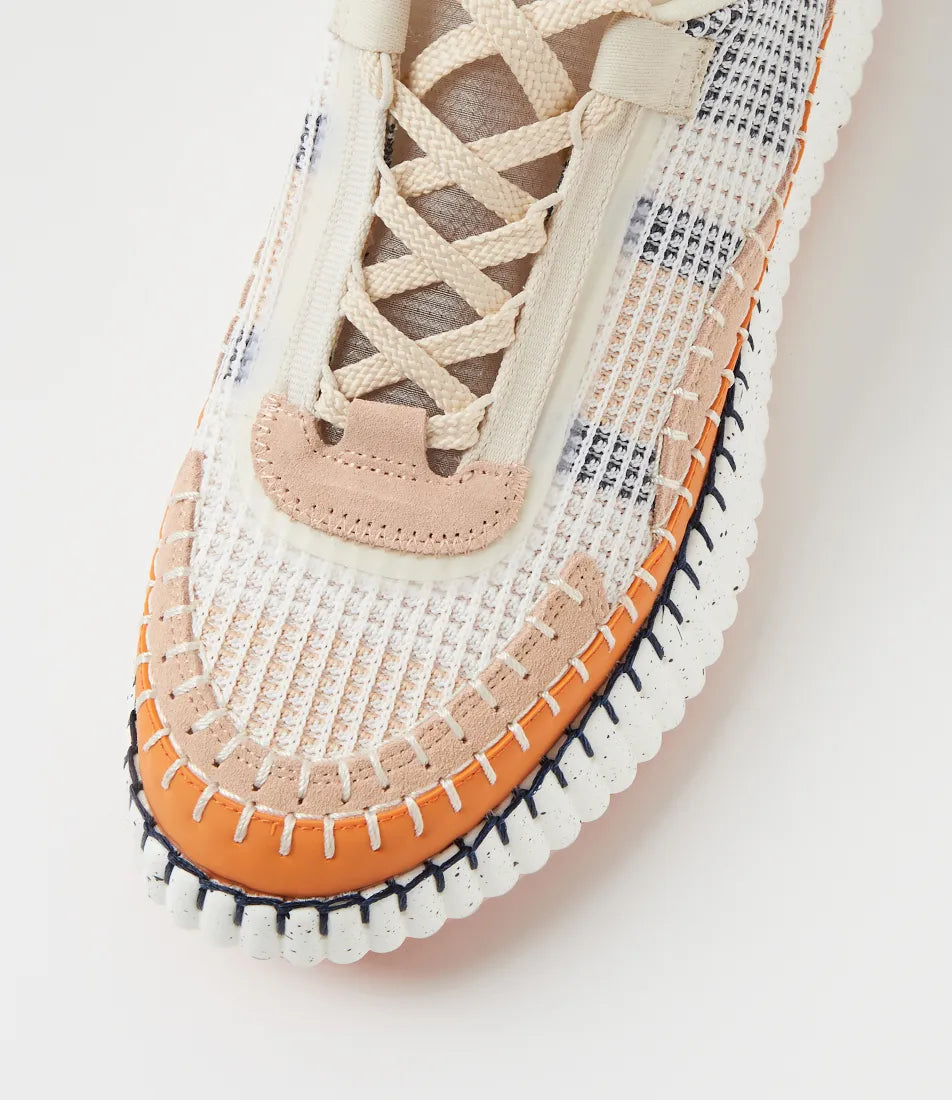 DJANGO & JULIETTE COPEN LATTE MULTI - Women Sneakers - Collective Shoes 