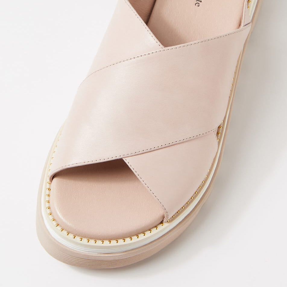 DJANGO & JULIETTE SASI ALMOND - Women Sandals - Collective Shoes 