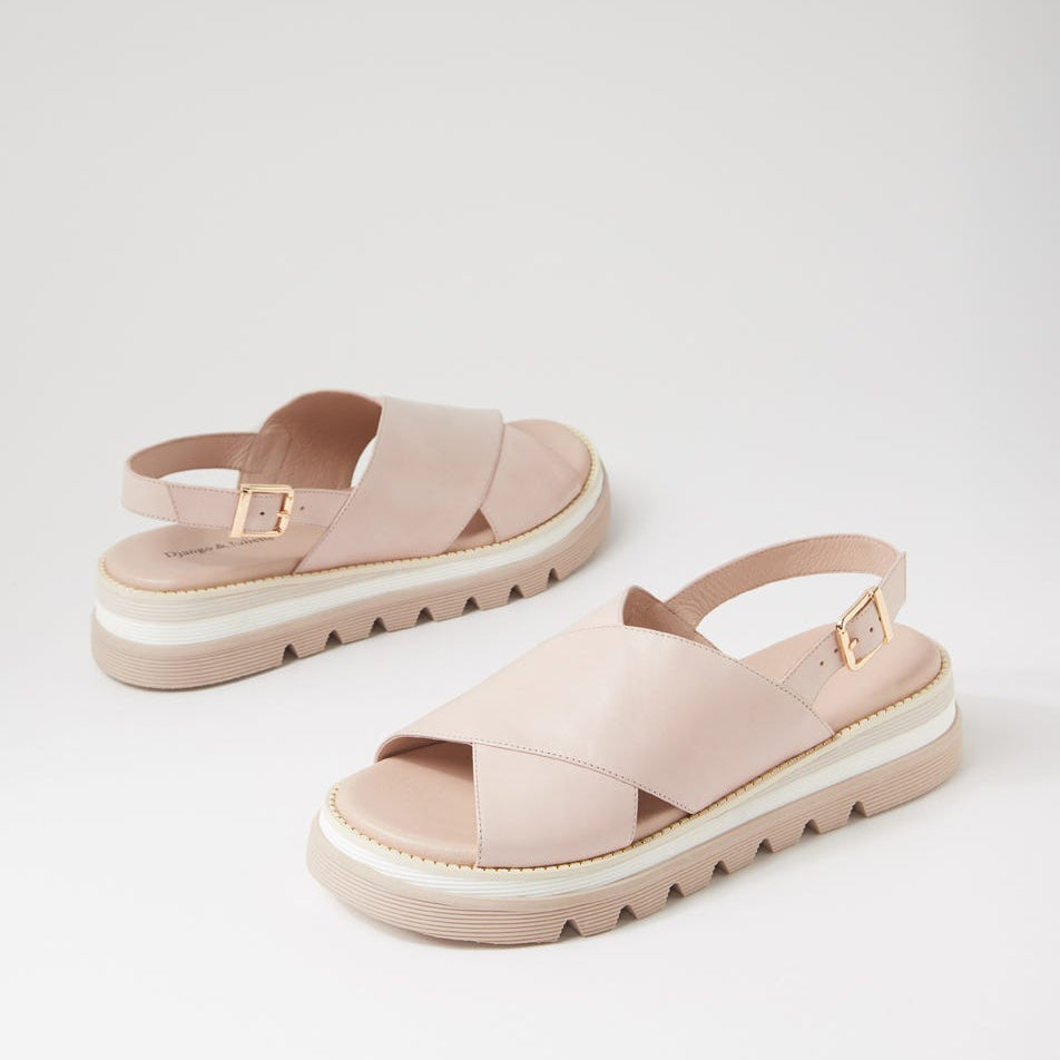 DJANGO & JULIETTE SASI ALMOND - Women Sandals - Collective Shoes 