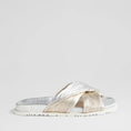 Load image into Gallery viewer, DJANGO & JULIETTE TOYCE SILVER PALE GOLD - Women Flats - Collective Shoes 
