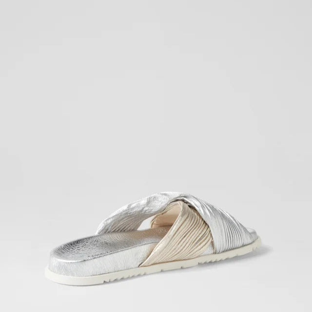 DJANGO & JULIETTE TOYCE SILVER PALE GOLD - Women Flats - Collective Shoes 