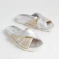 Load image into Gallery viewer, DJANGO & JULIETTE TOYCE SILVER PALE GOLD - Women Flats - Collective Shoes 
