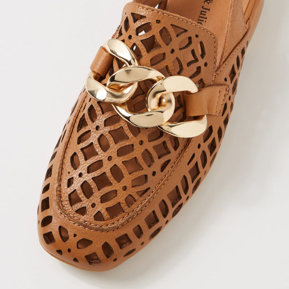 DJANGO & JULIETTE VOOPER DK TAN - Women Sandals - Collective Shoes 