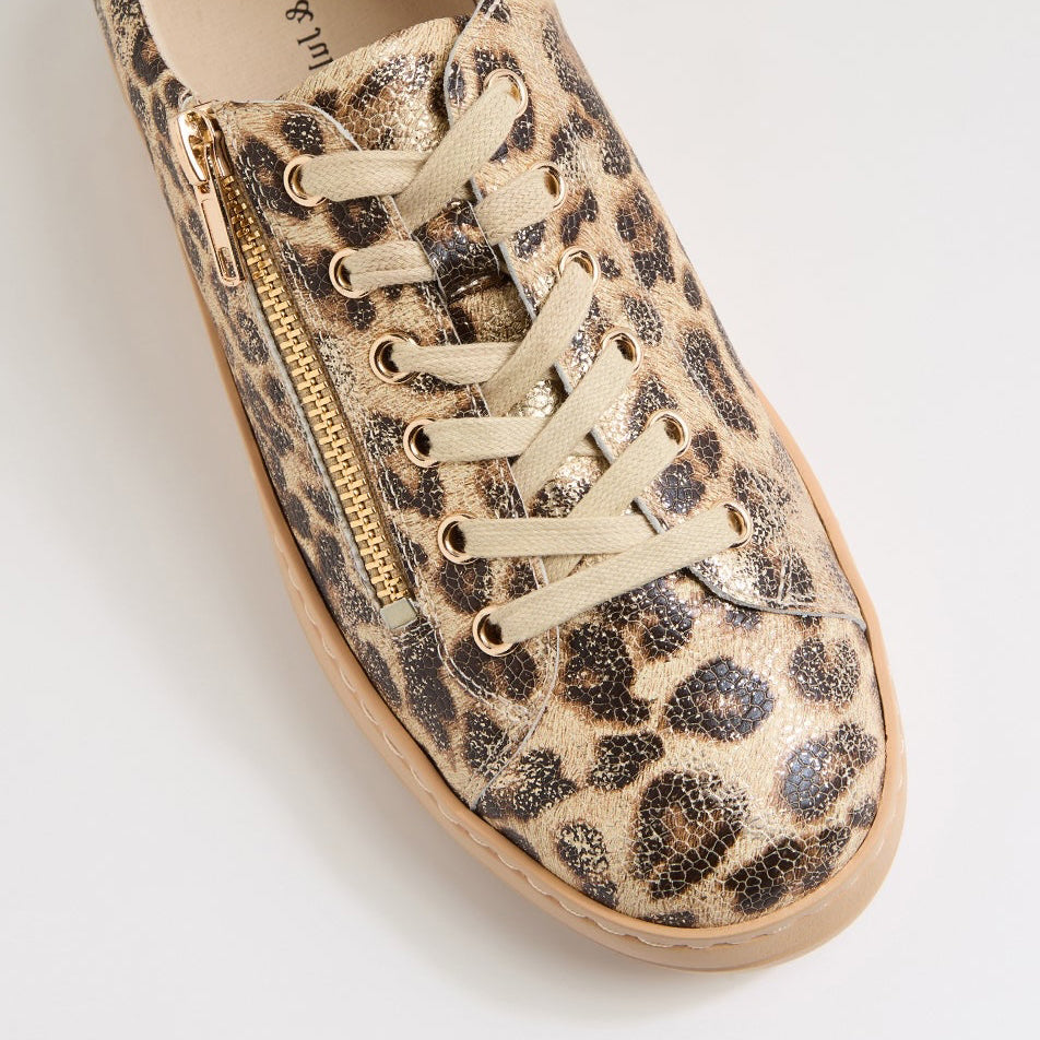 DJANGO & JULIETTE WOVI LATTE MET - Women Sneakers - Collective Shoes 