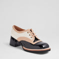 Load image into Gallery viewer, DJANGO & JULIETTE ALVON BLACK - IVORY - Women Oxford / Brogue Shoes - Collective Shoes 
