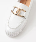 Load image into Gallery viewer, DJANGO & JULIETTE BRONTIS WHITE PATENT - Women Loafers - Collective Shoes 

