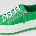 Load image into Gallery viewer, DJANGO & JULIETTE GIZA EMERALD PATENT - Women Sneakers - Collective Shoes 

