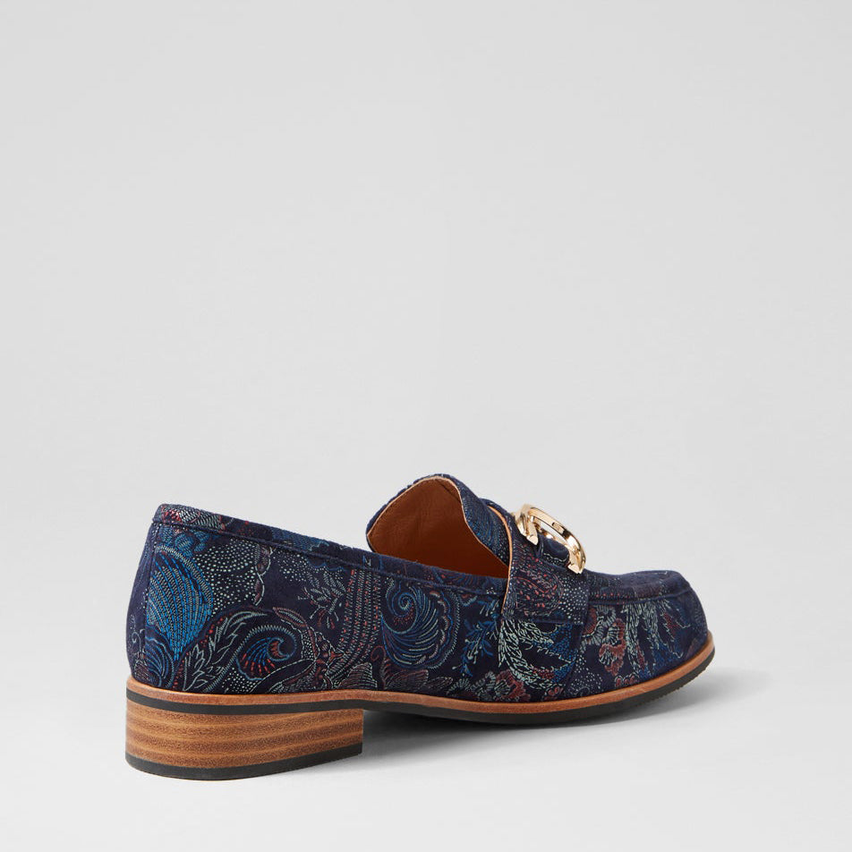 DJANGO & JULIETTE LANNCIS NAVY REGAL - Women Loafers - Collective Shoes 