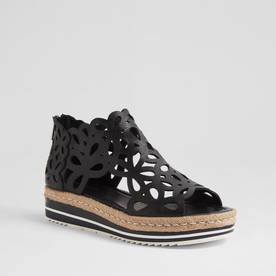 DJANGO & JULIETTE ADELY BLACK - Women Sandals - Collective Shoes 