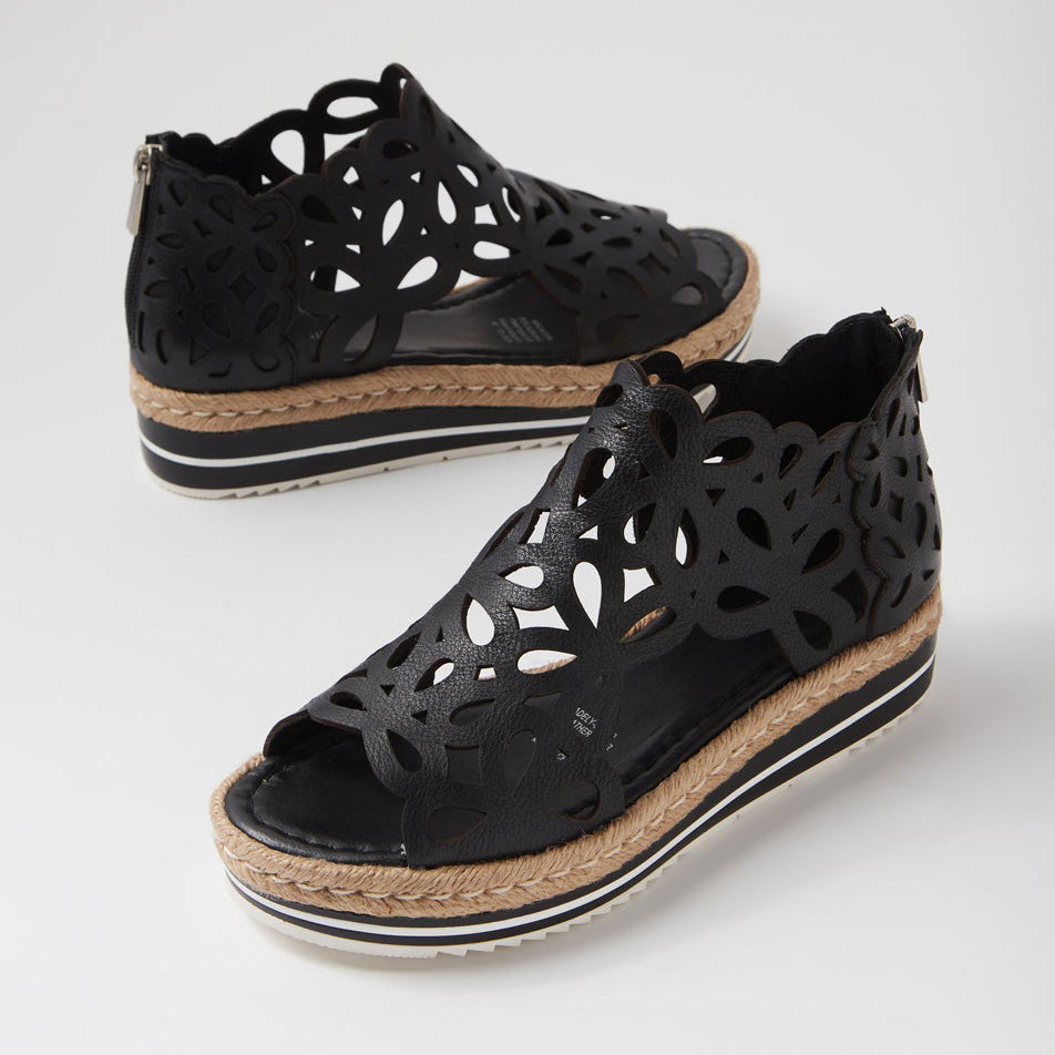 DJANGO & JULIETTE ADELY BLACK - Women Sandals - Collective Shoes 
