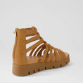 Load image into Gallery viewer, DJANGO & JULIETTE BRIANAT DK TAN - Women Sandals - Collective Shoes 
