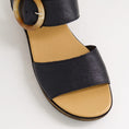 Load image into Gallery viewer, DJANGO & JULIETTE CUBBIE BLACK - Women Sandals - Collective Shoes 
