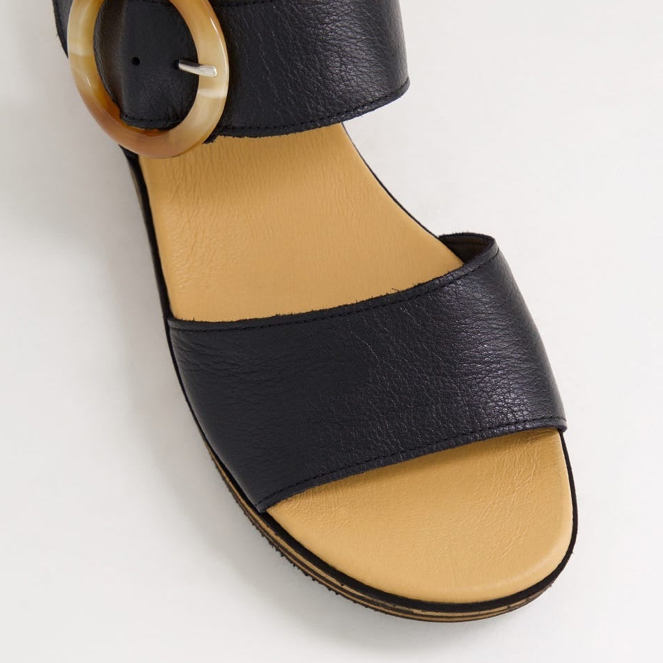 DJANGO & JULIETTE CUBBIE BLACK - Women Sandals - Collective Shoes 