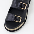 Load image into Gallery viewer, DJANGO & JULIETTE CHABLIS BLACK - Women Slides - Collective Shoes 
