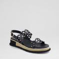 Load image into Gallery viewer, DJANGO & JULIETTE CAROLA BLACK - Women Sandals - Collective Shoes 
