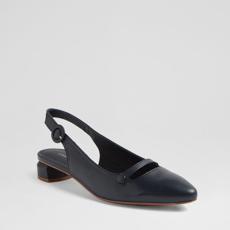 DJANGO & JULIETTE FRANNEY NAVY - Women Sandals - Collective Shoes 