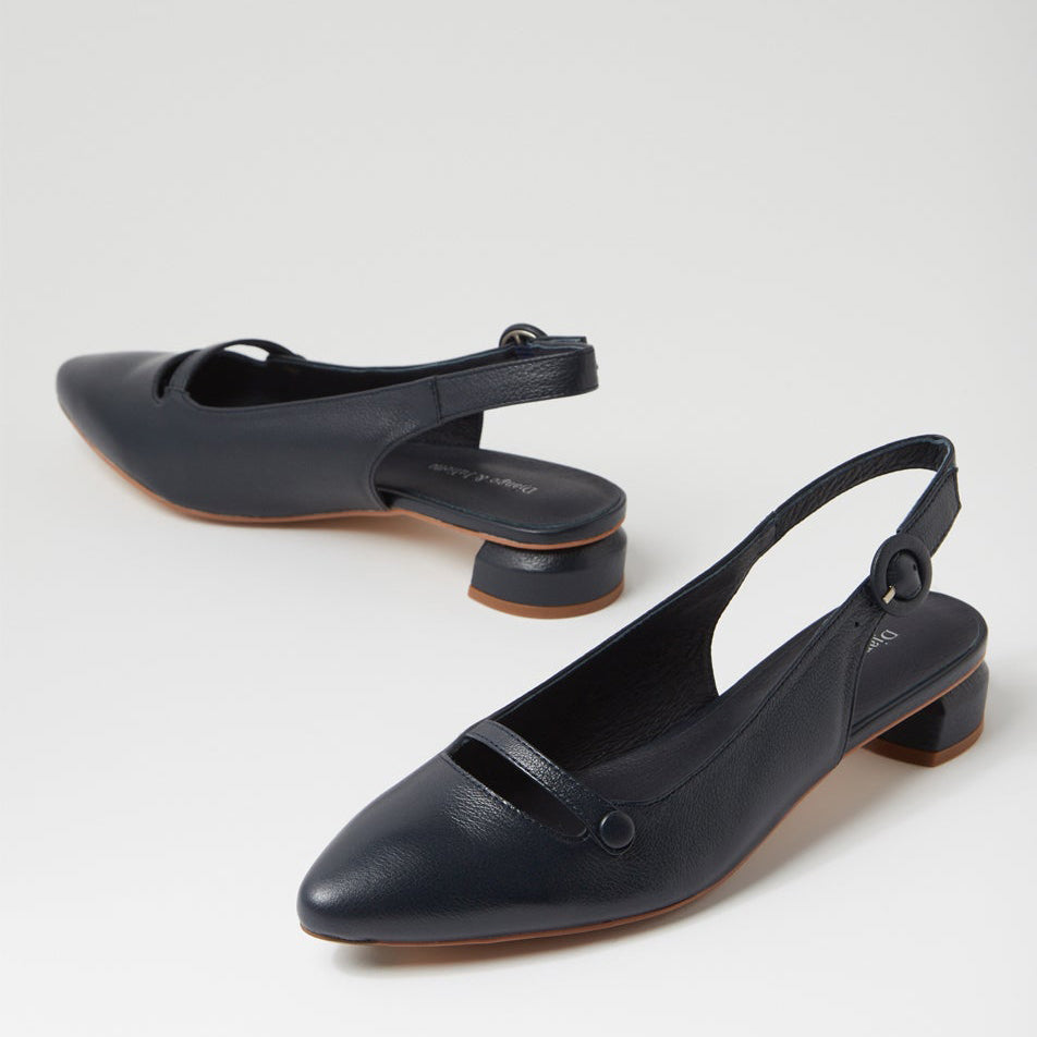 DJANGO & JULIETTE FRANNEY NAVY - Women Sandals - Collective Shoes 