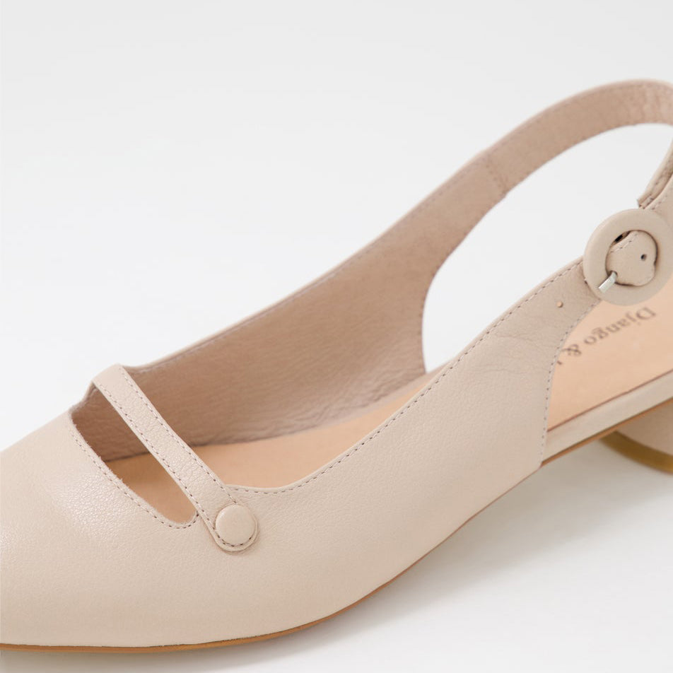 DJANGO & JULIETTE FRANNEY NUDE - Women Sandals - Collective Shoes 