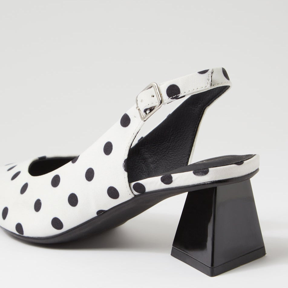 DJANGO & JULIETTE IHOPS WHITE BLACK - Women Sandals - Collective Shoes 