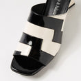 Load image into Gallery viewer, DJANGO & JULIETTE IBBEYS BLACK IVORY PATENT - Women Heels - Collective Shoes 
