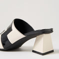 Load image into Gallery viewer, DJANGO & JULIETTE IBBEYS BLACK IVORY PATENT - Women Heels - Collective Shoes 
