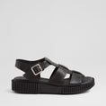 Load image into Gallery viewer, DJANGO & JULIETTE ITALA BLACK - Women Sandals - Collective Shoes 
